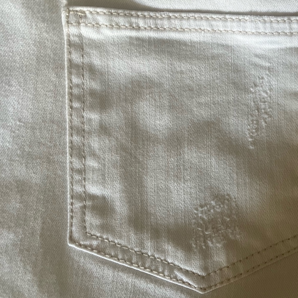 Chico’s So Slimming Girlfriend Slim Leg Ankle Jean, 6Tall,Cream/Almond - Picture 4 of 11